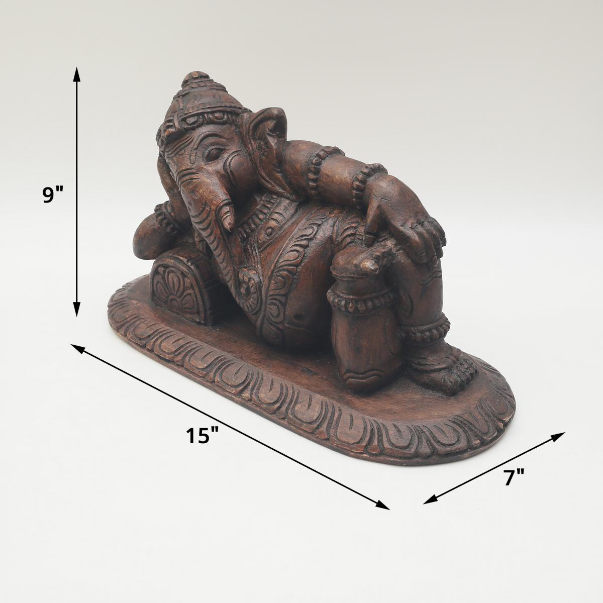 Ganesha Wooden Sculpture