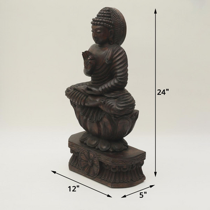 Buddha Wooden Sculpture