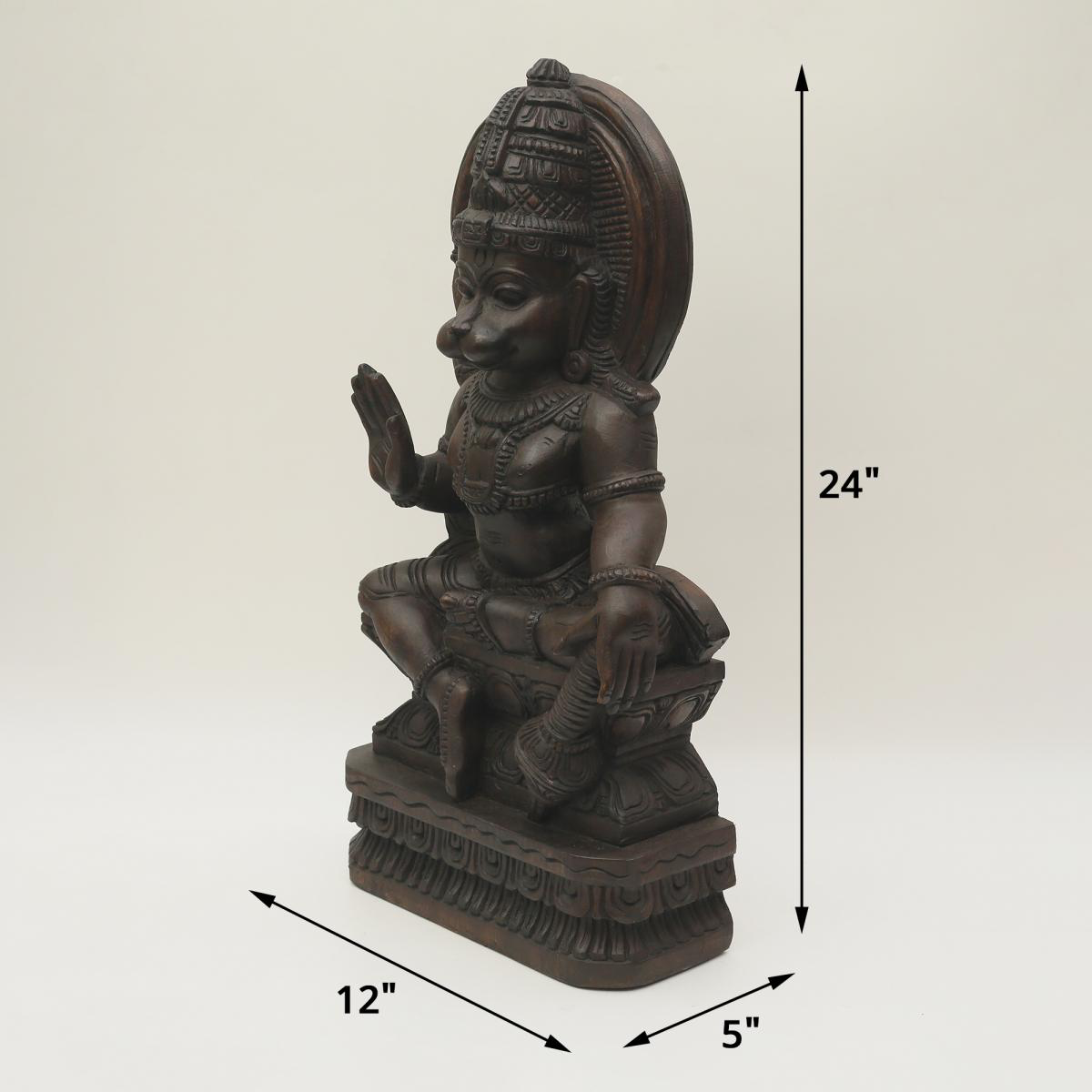 Hanuman Wooden Sculpture